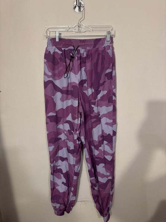 Forever 21 Pants - Forever 21 Purple Camo Drawstring Waist Jogger Pants